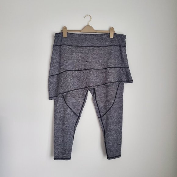 Womens Size 2X Activewear Exercise Skirted Leggings Yoga A-line Lycra® Sportwear - Picture 2 of 8